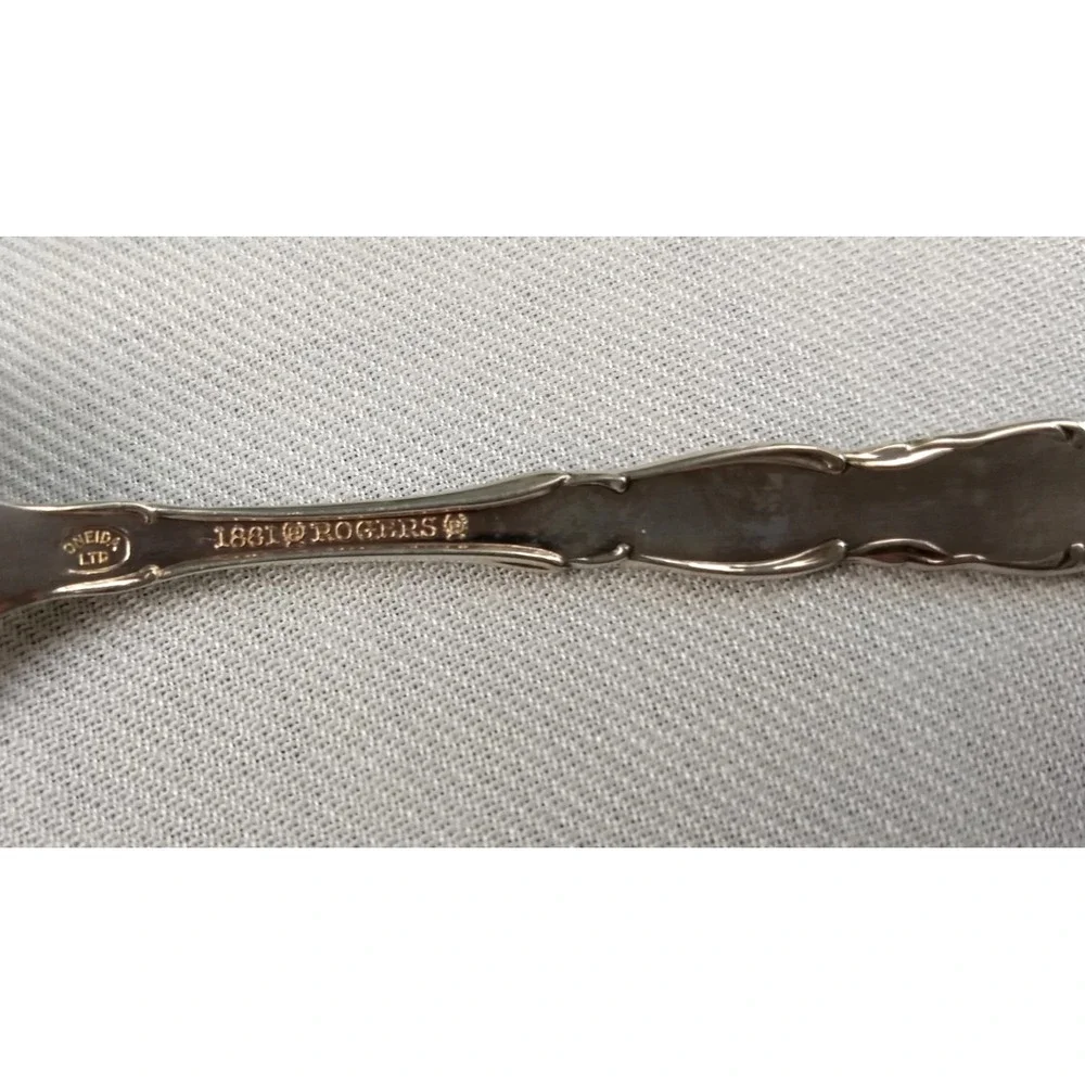 1881 Rogers Oneida‎ FLIRTATION Silverplate Fork & Spoon w/Divided Dish Orig. Box